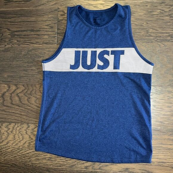Mens Duke Royal Blue Devils Color Just So It Collector Nike Regular Fit Tank T - Picture 1 of 2